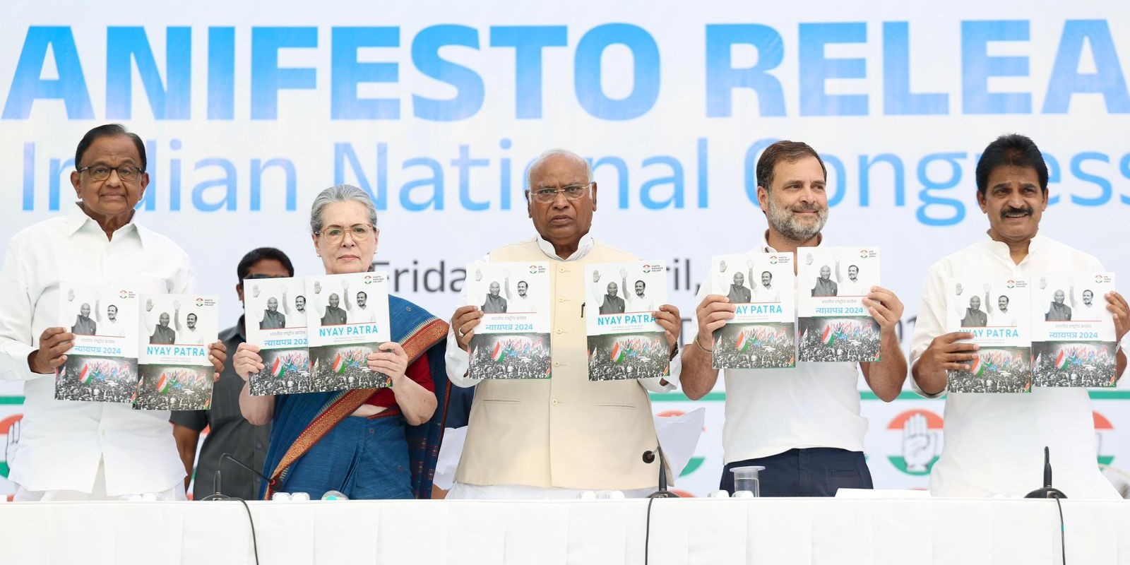 Congress releases election manifesto, promises castecensus, statehood