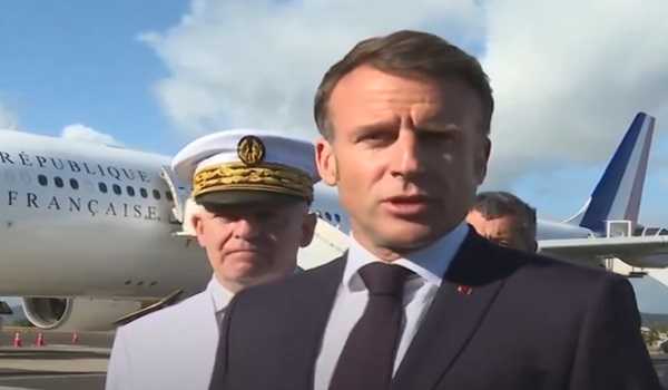 French president visits riot-hit New Caledonia