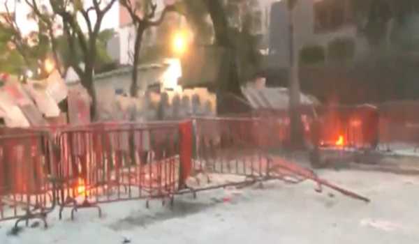 Protesters attack Israel’s embassy in Mexico city with Molotov cocktails