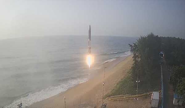Agnikul launches World’s First Rocket with fully 3D Printed Engine from Sriharikota