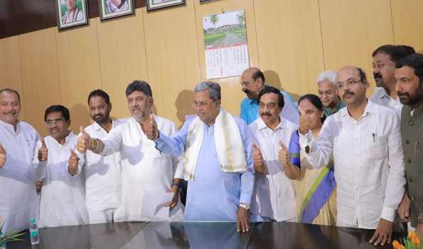 Karnataka Cong leaders dismiss exit polls as “Modi fantasy” and “biased”