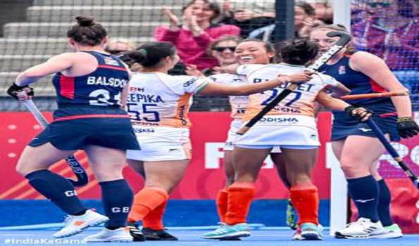 Indian Women’s Hockey Team go down against Great Britain in FIH Pro League