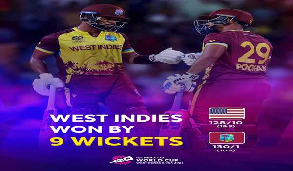 Shai Hope’s explosive knock powers Windies to crucial win over USA