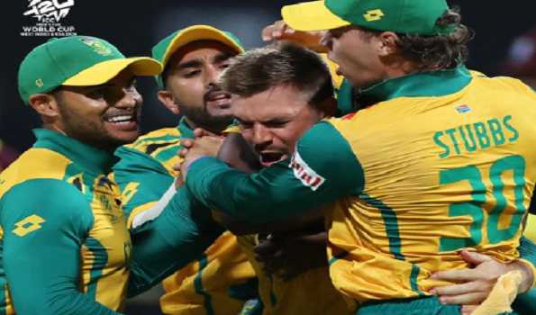 SA beat Windies to secure semifinal spot in T20 WC thriller