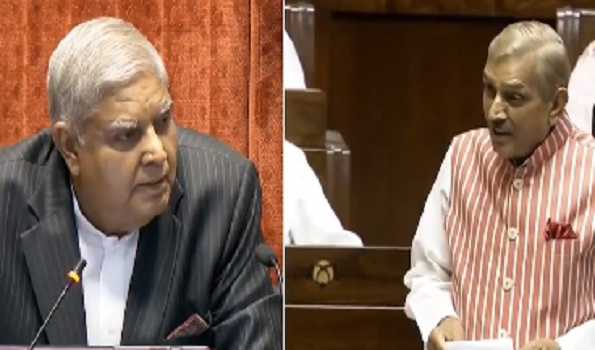 RS Chairman Dhankhar, LoP Kharge get into verbal spat
