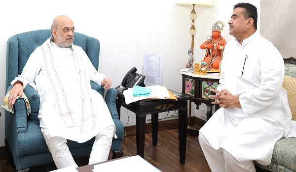 Bengal LoP Suvendu calls on Amit Shah