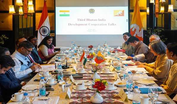 FS Misri co-chairs 3rd Development Cooperative Talks with Bhutanese counterpart