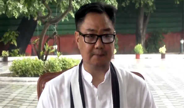 Opposition lowering dignity of budget session: Rijiju