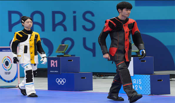 Huang, Sheng deliver China’s first gold at Paris Olympics