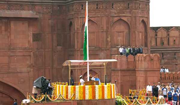 PM Modi unfurls Tricolour at the Red Fort for 11th consecutive time