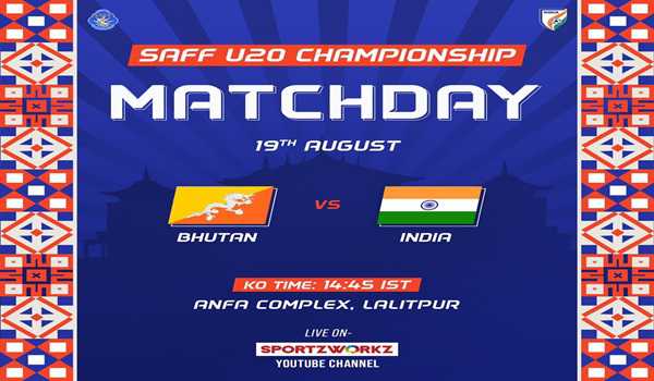 India U20 men’s team determined to make winning start against Bhutan