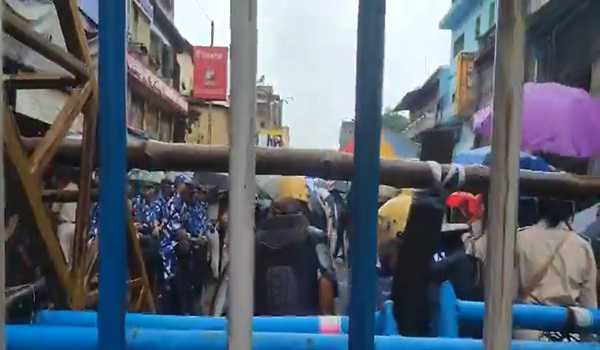 Bengal govt secretariat turns into fortress to foil protest march