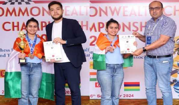 Arushi scripts history by winning medals in Commonwealth Chess Championship in Sri Lanka