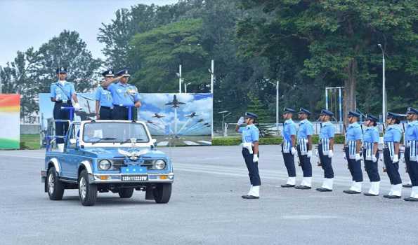 Air Marshal Mohan reviews passing-out parade at AFTC, honours top graduates