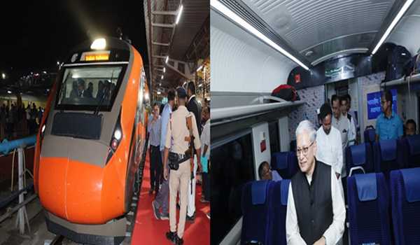 Telangana Guv & Union Minister K Reddy welcome Nagpur-Secunderabad Vande Bharat train