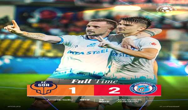 Jamshedpur FC beat FC Goa 2-1 in ISL