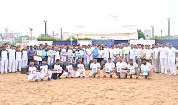 ICG organises massive coastal clean up drive