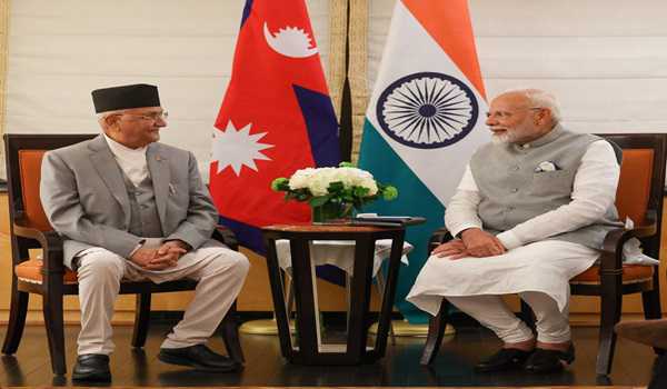 PM Modi holds bilateral with Nepal PM KP Sharma Oli in New York