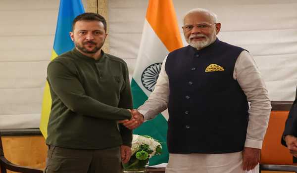 PM Modi meets Ukrainian President Zelenskyy, reiterates India’s willingness to help with peace process