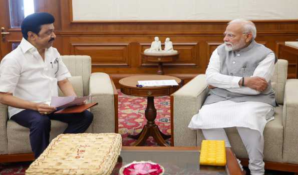 Stalin meets PM, seeks release of funds under SSA scheme, approval for Chennai Metro and solution to fishermen woes