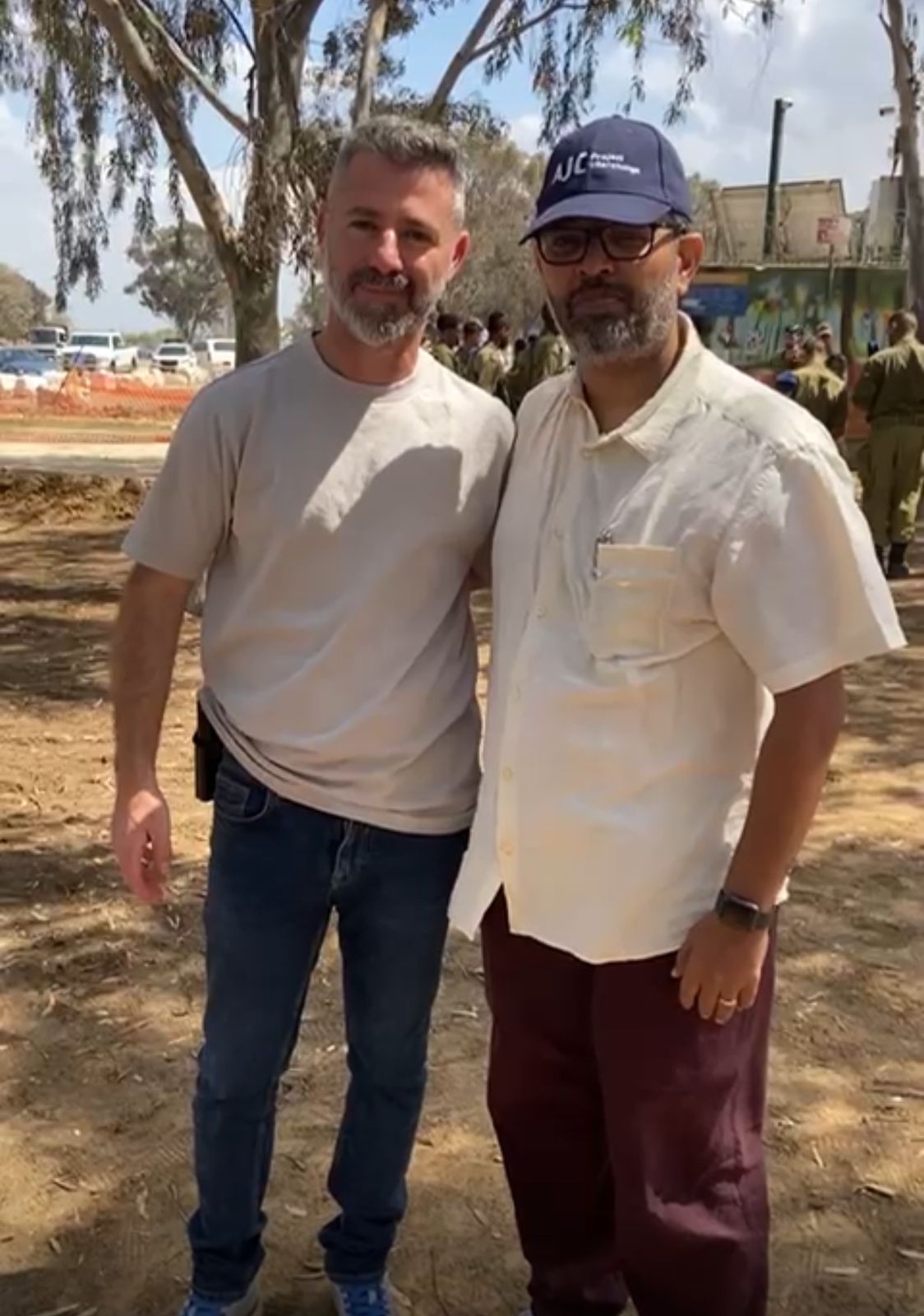 Savio Rodrigues, Founder & Editor-in-Chief, GoaChronicle with Lt. Col Eran Masas