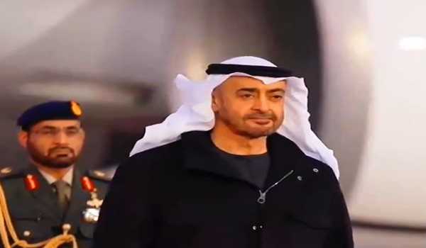 UAE president arrives in Moscow