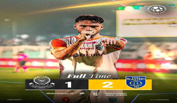 Kerala Blasters FC beat Mohammedan SC 2-1 in ISL