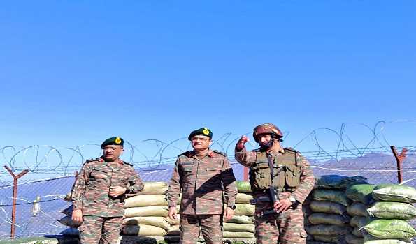 J&K: GOC White Knight Corps reviews security in Rajouri’s Thanamandi