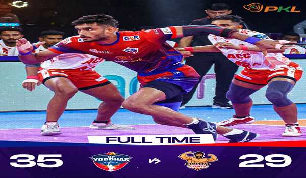 UP Yoddhas defeat Gujarat Giants in closely contested thriller