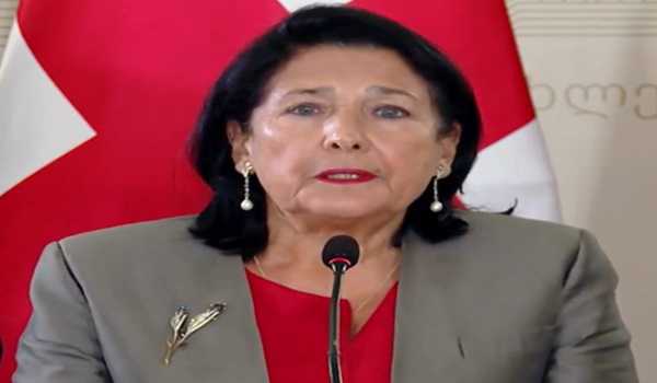 Georgian prez rejects election results