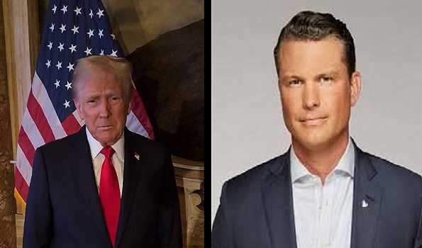 Trump says appointed Pete Hegseth as Secretary of Defense