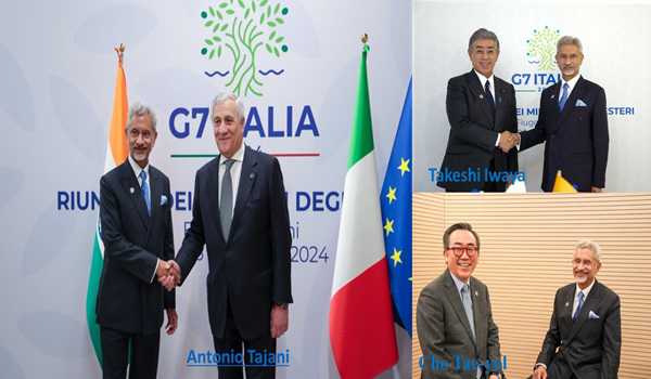 EAM meets counterparts from Italy, Japan, South Korea