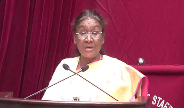 India emerges as major defence manufacturing hub : Murmu