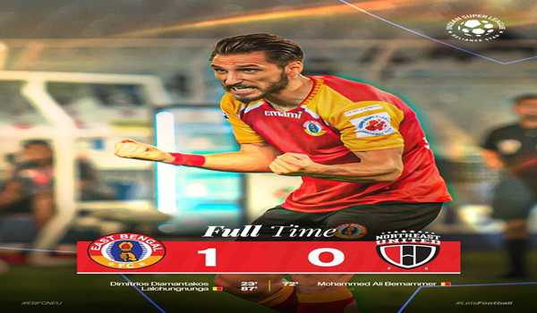 East Bengal FC edge past NorthEast United FC in ISL