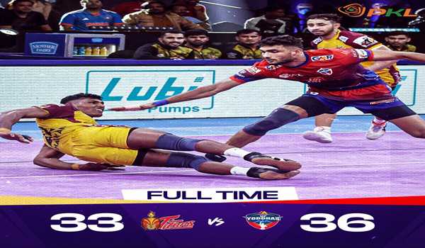 PKL: UP Yoddhas come from behind to defeat Telugu Titans in close contest