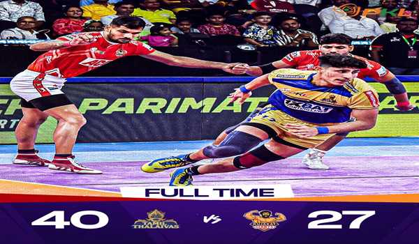 Tamil Thalaivas thrash Gujarat Giants, win by 13 points in PKL
