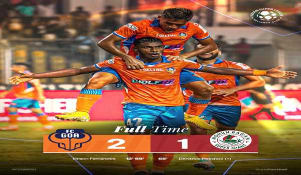 FC Goa defeat Mohun Bagan Super Giant 2-1 in ISL