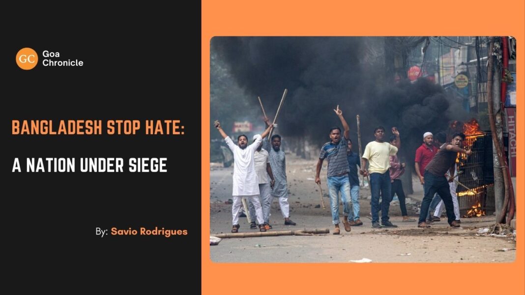 In the past two months, Bangladesh has descended into a humanitarian crisis of shocking proportions. Under the caretaker leadership of Nobel Peace Laureate Dr. Mohammad Yunus, Islamic radicalism has surged across the nation, targeting Hindu and Christian minorities with unspeakable violence. Temples and churches, long-standing symbols of faith and community, have been desecrated and destroyed. Women have been raped, men and children murdered, and cows—sacred to the Hindu community—slaughtered in a deliberate campaign of terror.