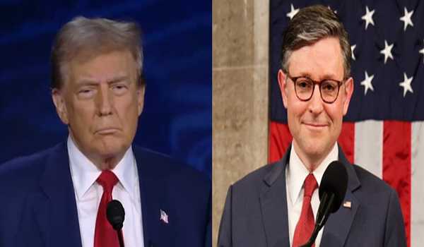 Trump congratulates Johnson for winning House Speaker vote