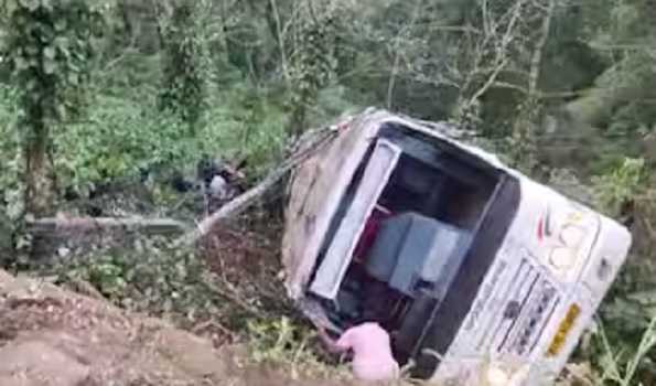 Four killed, several injured after bus falls into gorge in Kerala