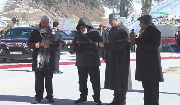 PM Modi inaugurates strategic Z-Morh tunnel at Sonamarg