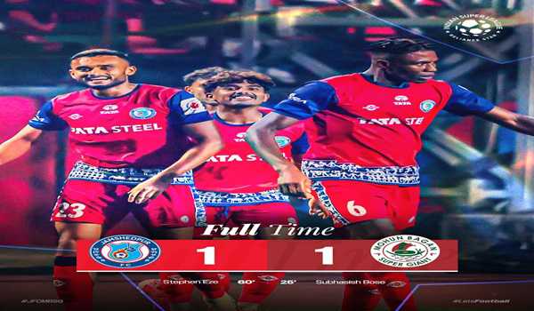 Jamshedpur FC play out 1-1 draw against Mohun Bagan SG in ISL