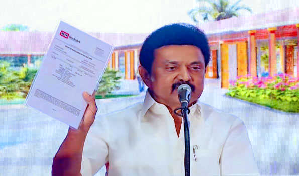 Iron age began from Tamil landscape Stalin