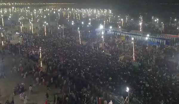 Stampede at Maha Kumbh; injuries reported
