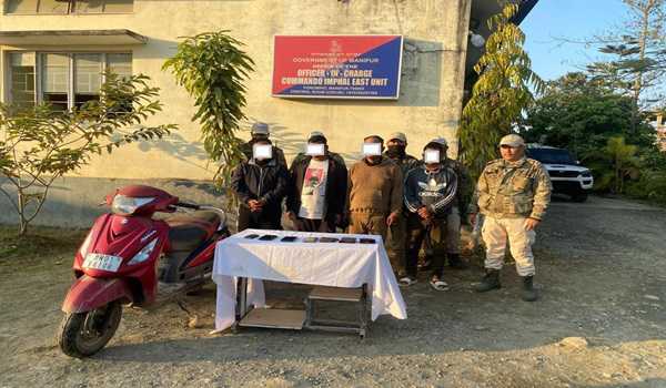 Manipur: Security Forces arrest 10 militants in crackdown on extortion, crime