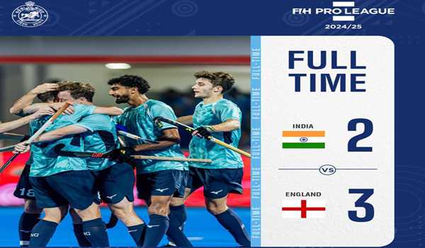 FIH Pro League: Sam Ward’s brace powers England to thrilling victory over India