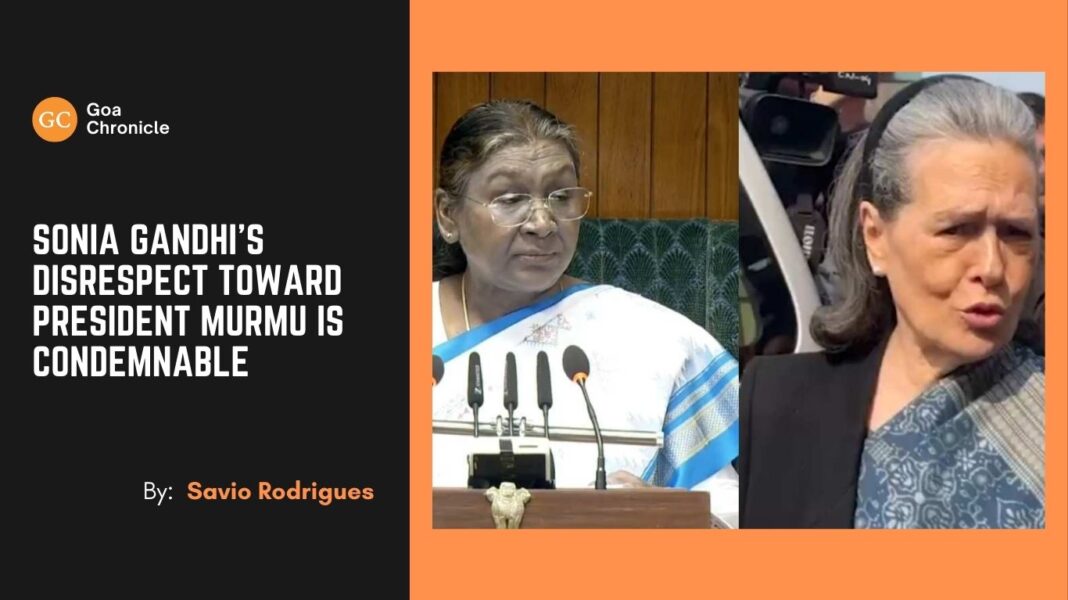 Sonia Gandhi’s Disrespect Toward President Murmu Is Condemnable