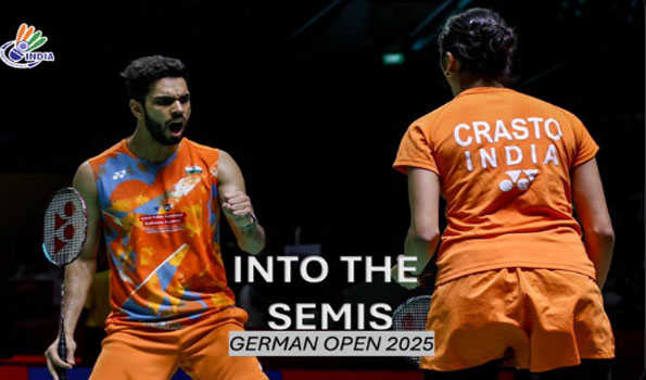 Dhruv-Tanisha storm into German Open SFs