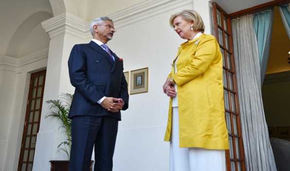 EAM Jaishankar holds talks with Belgium’s Princess Astrid, Dy PM and FM Maxime Prevot