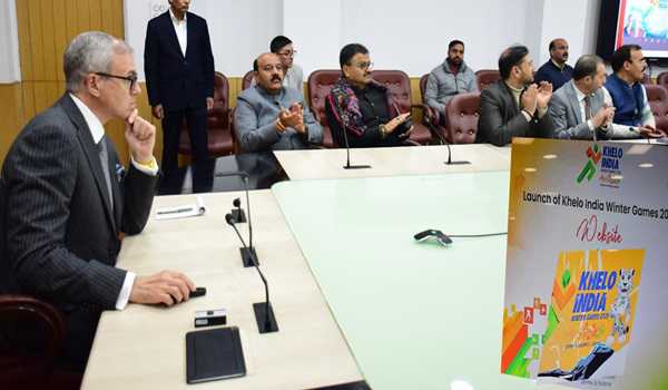 J&K CM launches website for Khelo India Winter Games